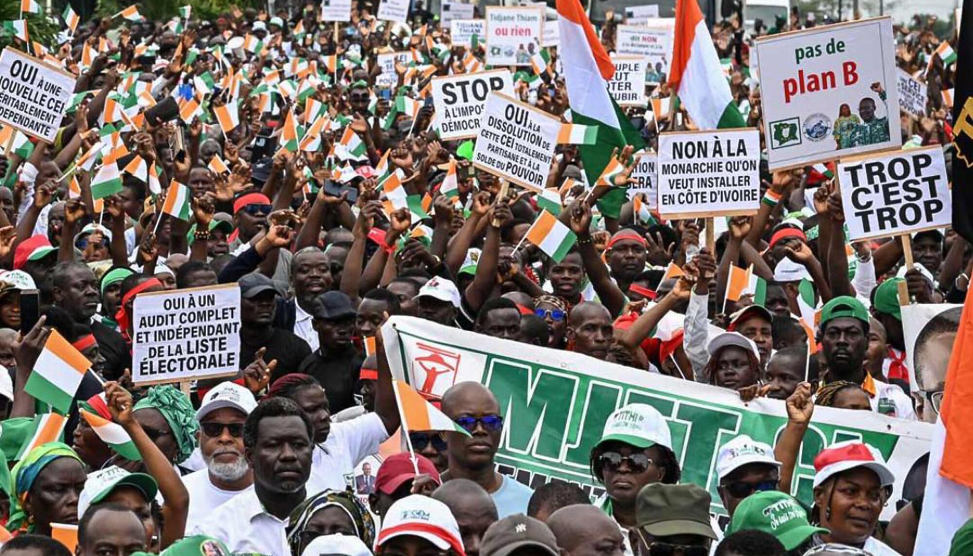 Manifestaciones Costa de Marfil - 2